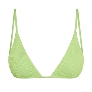 Monday Swimwear Barbados Top Honeydew Summer Plaid